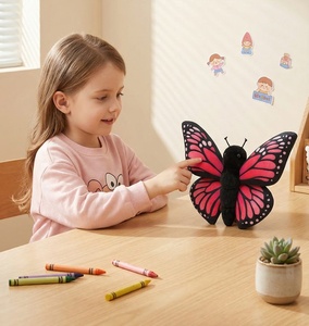 Nuovi Arrivi: Peluche Realistici della Serie Insetti 15-25cm, Graziosi Giocattoli Morbidi a Forma di Coccinella, Farfalla, Formica e Ape - Product Image 6