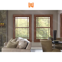 Rejilla de Ventana Corrediza de Aluminio y Madera, Ventana Corrediza de Aluminio y Madera