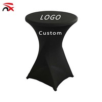 Housses de table pliantes rondes en plastique de haute qualité pour banquets, colorées, pour cocktails, fêtes et mariages