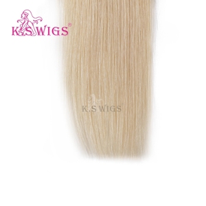 KSWIGS Customizable 12-28 Inch-Tailor Straight/Curly Styles for Daily/Party Flat-Tip Virgin Double Drawn Human Hair Extensions - Product Image 3