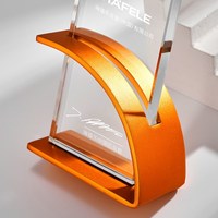 NOUVEAU Trophée en cristal K9 vierge, trophée rectangulaire en cristal 3D, trophées en cristal personnalisés par sublimation avec base en métal