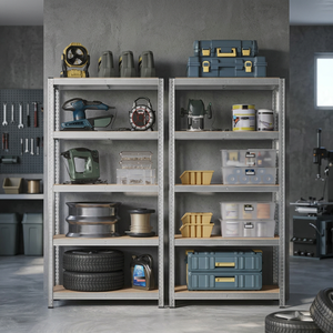 Adjustable Heavy Duty Metal Shelving <b>Unit</b> Boltless Racking Shelves Garage Shelf Warehouse - Product Image 1