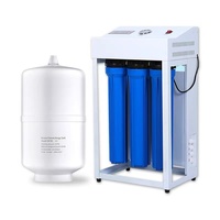 Prix de gros 400 600 800 GPD Purificateur d'eau commercial à osmose inverse électrique à grand débit Système de filtration d'eau domestique
