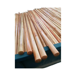 Mango de escoba de madera recubierto de PVC Color personalizado de alta calidad/Palos de fregona de madera/mango <span class=keywords><strong>Broomo</strong></span> - Product Image 1