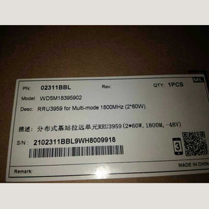RRU3959 900MHZ 1800MHZ 2100Mhz 02311BBM BBL BYE MGV ERL HNB <span class=keywords><strong>CDA</strong></span> - Product Image 4