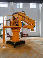 Grue de pont hydraulique à flèche articulée personnalisable avec une capacité de levage élevée