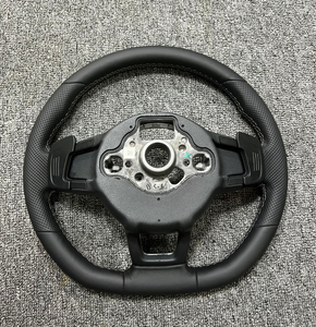 พวงมาลัยกีฬาคุณภาพสูงสำหรับรถยนต์ VW <span class=keywords><strong>Golf</strong></span> 6 7 8 GTI <span class=keywords><strong>R</strong></span> <span class=keywords><strong>Line</strong></span> Polo Tiguan Passat CC <span class=keywords><strong>Scirocco</strong></span> Jetta MK5 MK6 MK7 MK8 <span class=keywords><strong>Scirocco</strong></span> - Product Image 4