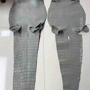 36 transporteurs <span class=keywords><strong>de</strong></span> vin en cuir <span class=keywords><strong>de</strong></span> crocodile d'eau salée gris élégants et durables, faciles à transporter - Product Image 2