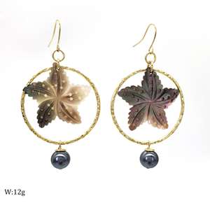 أقراط طبيعية للبيع بالجملة ، أقراط منحوتة على شكل السلاحف ، مجوهرات على طراز جزيرة ، أقراط شاطئ البوهو للنساء - Product Image 6