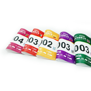 Número de babero de carrera de papel Tyvek personalizado de alta calidad para Número de carrera - Product Image 6