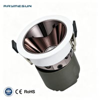 Proveedor de Iluminación Interior Leimai, Lámpara LED Blanca para Hoteles, Downlight Redondo SMD Mini Empotrado en el Techo, Lámparas para el Hogar