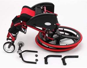 Fauteuil roulant de Sport de haute qualité, Sport actif, fauteuil roulant léger en aluminium manuel de 24 pouces - Product Image 4