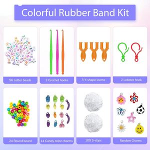 2500 elastici a telaio per braccialetto Kit fai da te arte e artigianato Mega Refill Kit creatività per ragazze regalo per migliorare - Product Image 3