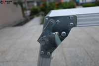 Plate-forme de travail pliable en aluminium réglable en deux étapes