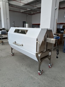 Asador de Carbón y Gas Grande para Exteriores, 1500 mm, con Motor de 60 kg, Acero Inoxidable PT-B7, Gran Capacidad, Soporta hasta 60 kg - Product Image 2