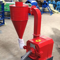Moulin à Maïs et Riz Multifonctionnel pour Alimentation, Broyeur à Disques pour Graines de Soja, Herbe et Farine d'Aliments pour Animaux