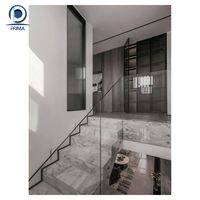 Prima Factory Custom ized Luxus Treppe Innentreppe Marmor Quarz Stein Schritte Gerade Treppe