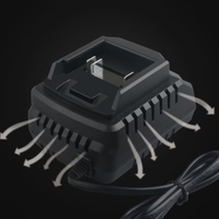 Charger OEM Grosir Kompak dengan Slot Lubang Kunci untuk Pemasangan di Dinding dan Indikator Kesehatan Baterai LED