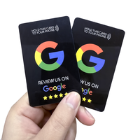Google Review Tarjeta de PVC NFC NTAG213 NTAG215 NTAG216 Digital Business Smart Tap Comunicación RFID para la gestión de la reputación del hotel