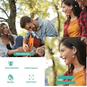 Cámara Recargable con Sensor CMOS de 8MP, Antivibración, Grabadora para el Hogar, Fiestas y Blogs, Alta Definición <span class=keywords><strong>2</strong></span>.7K, <span class=keywords><strong>Mini</strong></span> Cámara de Bolsillo Vintage - Product Image 3