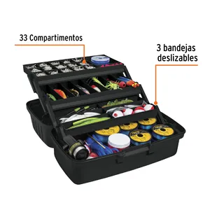 Boîte de pêche BOX 2 16' avec 3 plateaux coulissants, TRUPER - Product Image 2