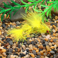 Flash Caoutchouc Jambe Pêche À La Mouche Articulé Cirque Arachide Streamer Mouches pour Truite Bar Shad Minnows Pêche En Rivière En Eau Salée