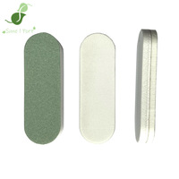 SunelPort SP-365 Outil à ongles Mini-bande de polissage 6x2cm Bloc éponge plastique double face ultra-fin pour polissage et nettoyage argent