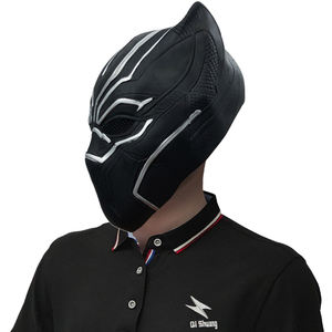 Máscara de fiesta de Halloween para adultos, máscara de personaje de película, <span class=keywords><strong>Pantera</strong></span> <span class=keywords><strong>Negra</strong></span>, fiesta de horror, máscara de Ambiente, tamaño al por mayor - Product Image 2