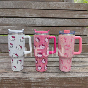 2024 <b>Hot</b> Selling Wholesale Cartoon Double-Layer Stainless Steel 40 oz Large Capacity 6-12 Hours Thermal Insulation Hand Pressing - Product Image 3