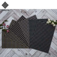 Ensemble de sets de table et napperons en PVC écologique, rectangulaires, personnalisables, pour cuisine, articles traditionnels, vente en gros