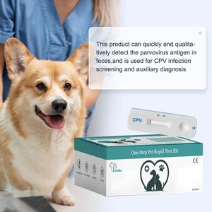 Test rapide d'antigène de parvovirus canin Kit de test CPV Ag Coronavirus Parvovirus Canine Distemper Antigènes - Product Image 5