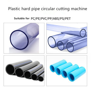 Độ chính xác cao Tự động PE PVC cứng ống máy cắt với servo vít thức ăn nhựa cứng ống quay cắt mà không cần Burr - Product Image 2