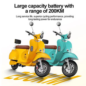 2026 Directo de Fábrica LVJIAN Diseño Clásico Buena Estabilidad Nuevo Modelo Rome Holiday 1200W 72V Vehículo Eléctrico con Batería para Scooter Retro, Bicicleta y Motocicleta - Product Image 1