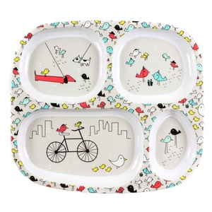 <span class=keywords><strong>Assiette</strong></span> en mélamine incassable sans BPA, préférée des enfants - Product Image 2