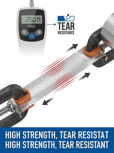 Ruban adhésif en feuille métallique renforcé haute température, solution durable pour l'étanchéité et la réparation des équipements CVC, bouclier thermique - Product Image 3