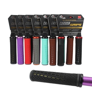 Puños de Silicona ODI CF V2-1 con Bloqueo para Bicicleta de Montaña, Cubierta de <span class=keywords><strong>Manillar</strong></span> de Fibra de Carbono, Tapones para <span class=keywords><strong>Manillar</strong></span> de <span class=keywords><strong>MTB</strong></span> - Product Image 1