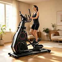 Vélo elliptique de fitness Space Walking Machine, équipement de sport à roue arrière magnétiquement contrôlée pour usage domestique