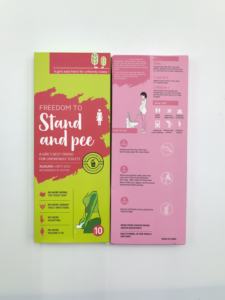 10ชิ้นที่ปัสสาวะยืนกลางแจ้งของผู้หญิงแบบพกพาสำหรับใช้ในห้องน้ำที่ใช้แล้วทิ้งช่องเก็บปัสสาวะฉุกเฉินกันน้ำกระดาษปัสสาวะหญิง - Product Image 2