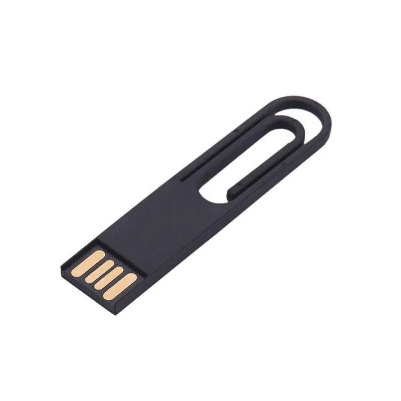 Book Clip USB Flash Drive Custom Gift Pendrive High Speed USB 2.0 Flash Memory Stick Business Pen Drive 32GB 16GB 8GB 4GB 2GB