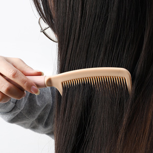 Cute Plastic Hair Comb Large Size Portable Travel Use Smoothing Straightening For Women Cartoon Style - Product Image 2