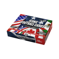 2026 Club Legacyz Icons Back to School Football Trading Cards Hobby Box - 1 carte par paquet, 10 paquets par boîte, 10 boîtes par étui