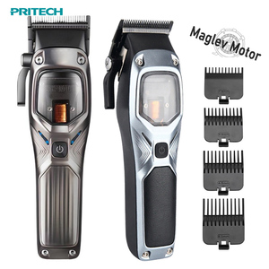 Máquina <span class=keywords><strong>de</strong></span> Corte <span class=keywords><strong>de</strong></span> Pelo Profesional para Barbería, Recubrimiento DLC, Motor Maglev, Alta Potencia, Alta Velocidad, para Hombres - Product Image 1