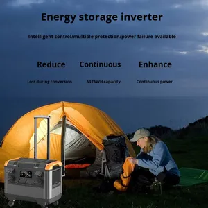 Estación de Energía Portátil de 3000W, 220V, Generador de Carga Solar con MPPT, Arranque de Emergencia para Automóvil, Suministro de Respaldo para Exteriores, Onda Sinusoidal Pura - Product Image 2