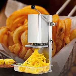Fast Tornado Spiral Twister Cadena rizada Máquina cortadora de papas fritas-Cortador de papas <span class=keywords><strong>ideal</strong></span> para rebanado de torre de papas de comida rápida - Product Image 3
