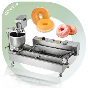 Electric Gas Large T101 Yeast Commercial Donut Fryer Machine Part Mini De Conveyor with Ce Donut Hopper