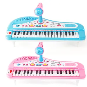 Giocattolo per bambini microfono per pianoforte strumento musicale Mini giocattoli per pianoforte elettronico tastiera organo elettronico