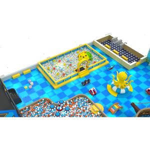 Nuevo diseño con temática del mundo submarino, decoración <span class=keywords><strong>de</strong></span> criaturas marinas, <span class=keywords><strong>parque</strong></span> <span class=keywords><strong>de</strong></span> trampolín marino, <span class=keywords><strong>parque</strong></span> infantil interior para niños - Product Image 6