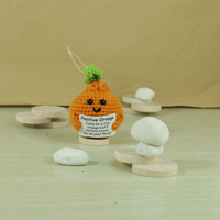 Schattige Handgehaakte Fruit Zacht Garen Creaties Vrolijke Berichten Benadrukken Het Verlichten Van Snuisterijen Cadeau Ornament Voor Elke Gelegenheid