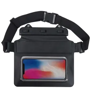 Anpassen Neue Einfache Mode Outdoor Sport Laufen Benutzer definiertes Logo Wasserdichte Fanny Phone Pack Taillen tasche Tasche für Frauen Männer