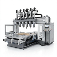 MAMIMAC CNC Perceuse à six rangées pour le bois, machine de perçage multi-trous pour le traitement des panneaux